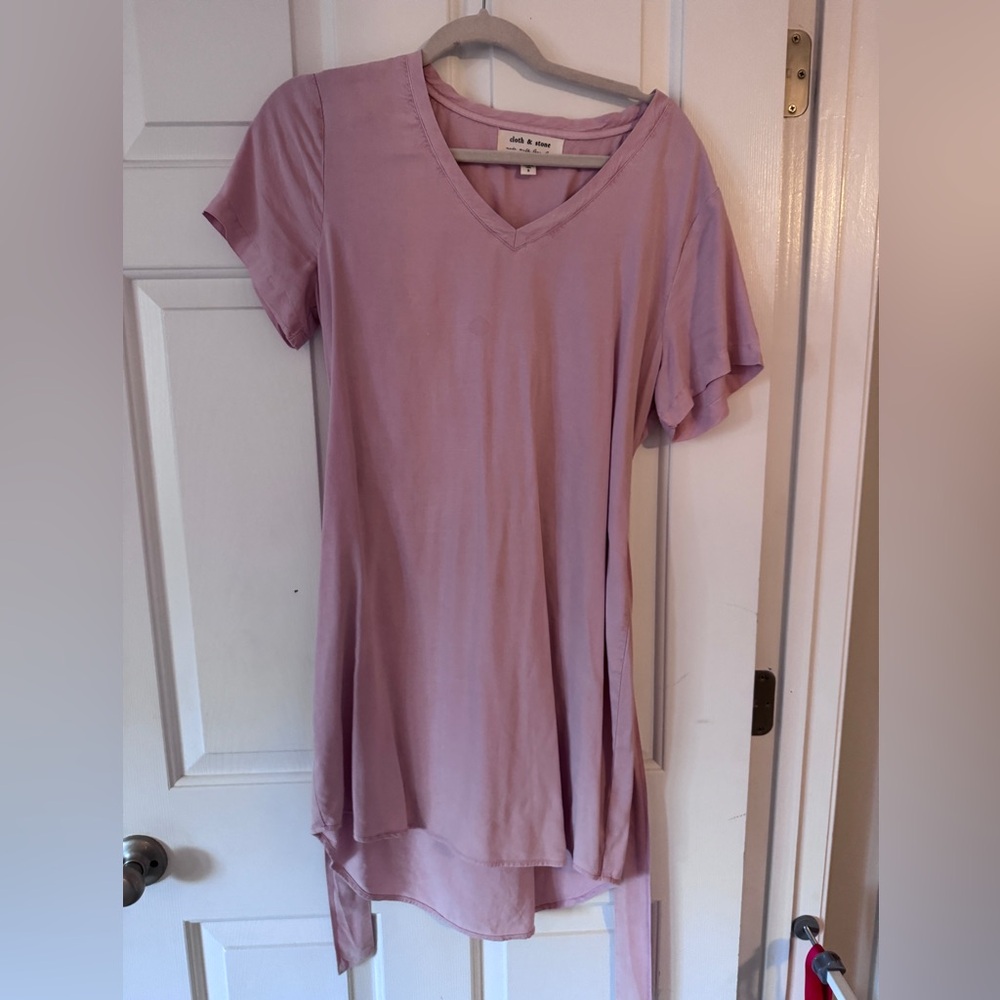 Cloth & Stone Lilac V-Neck Tunic